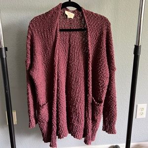 Mauve/Maroon Cardigan